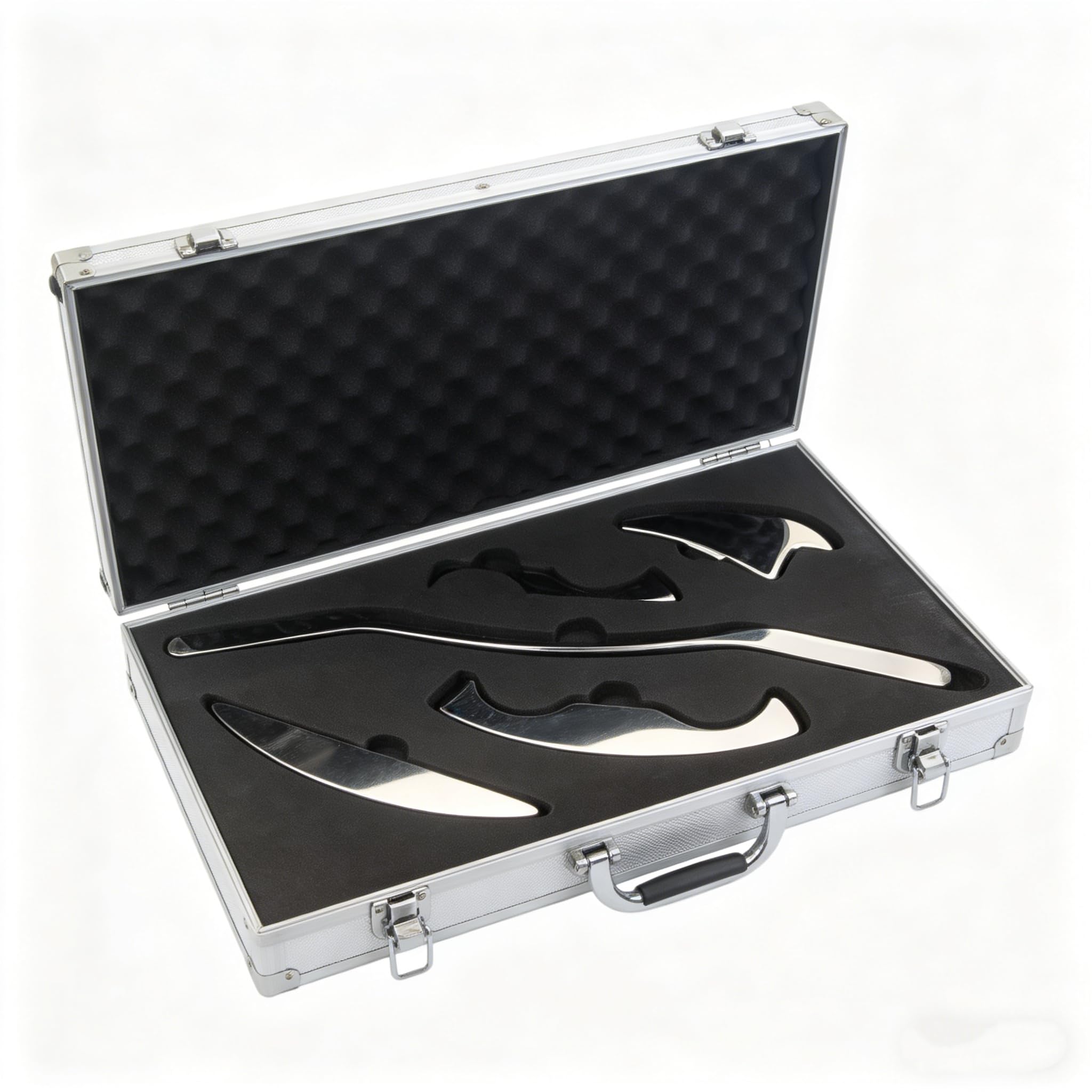 304 Stainless Steel Gua Sha Massage Tool 5-Piece Set for the Treatment of Muscle Pain and Myofascial Pain