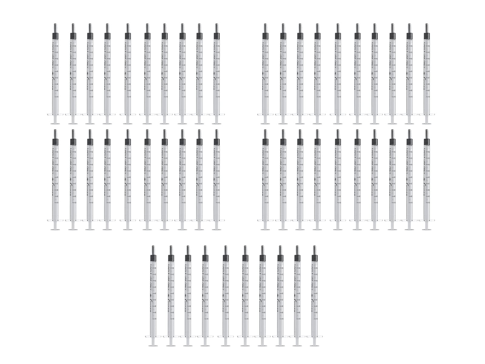 Ciringe 1 ml Syringe - Pack of 50
