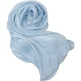 HURESON Premium Hijab Scarf for Women Lightweight 4 Edges Beaded Gold Trimmed Shimmer Hijabs Crepe Head Scarves Shawls Wraps