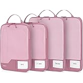 ECOHUB 4 Set /6 Set Packing Cubes for Travel Durable Suitcase Organizer Bags Set with Personalized Tag Various Sizes Travel Essentials Traveling Accessories for Luggage Machine Washable