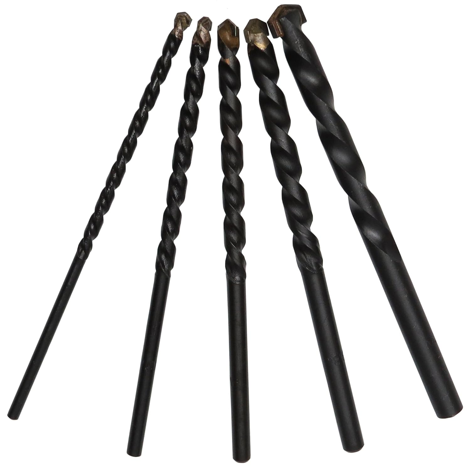 Drill America 5 Piece Carbide Tipped Masonry Drill Bit Set (3/16