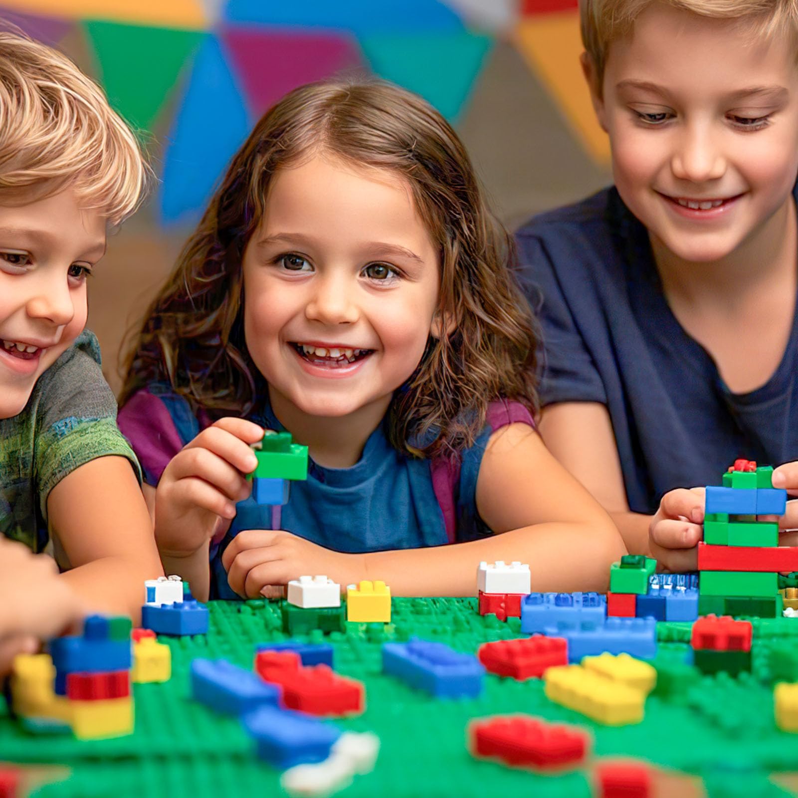 3 otters Building Blocks for Kids, Classic Construction Toy Set, Creative Compatible with Major Brands for Boys and Girls,1000 PCS