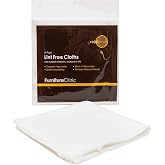 Furniture Clinic Lint Free Cotton Cloths, Multi-Purpose, 3 Pack | Eco-friendly, quick drying, &amp; reusable application towels for oiling &amp; waxing furniture around the home or office.