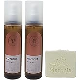 Bath & Body Works Coco Shea Rich Moisture 2 Pack Perfume Mist Bundle with a Natural Oats Bar Soap - Full Size