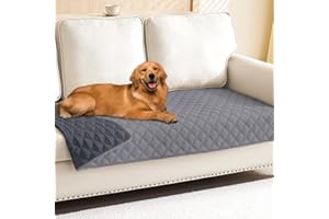 smiry Waterproof Dog Bed Blanket, Soft Pet Blankets, Waterproof Couch Cover for Dogs, Reversible Sofa Covers Washable for Fur