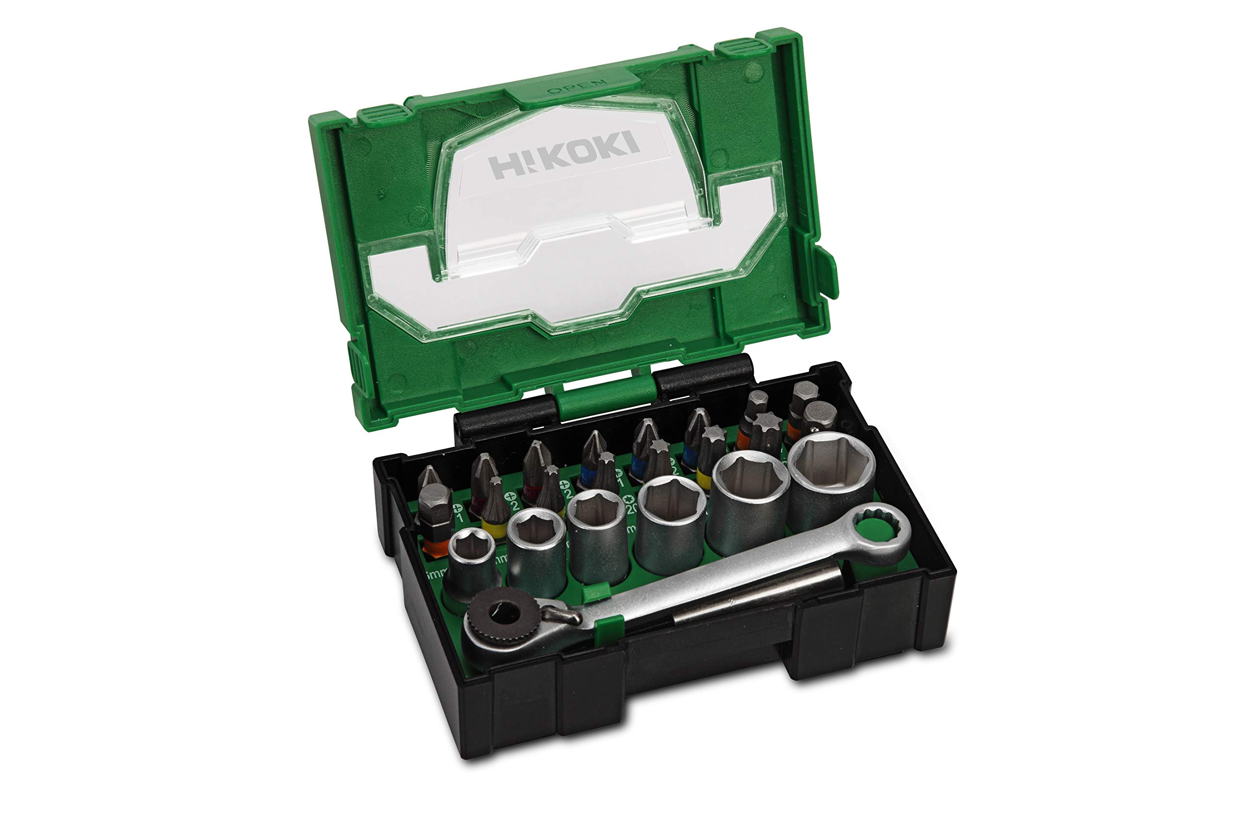 Hitachi 400.300.20 Stackable Accessory Bit Set (24-Piece)