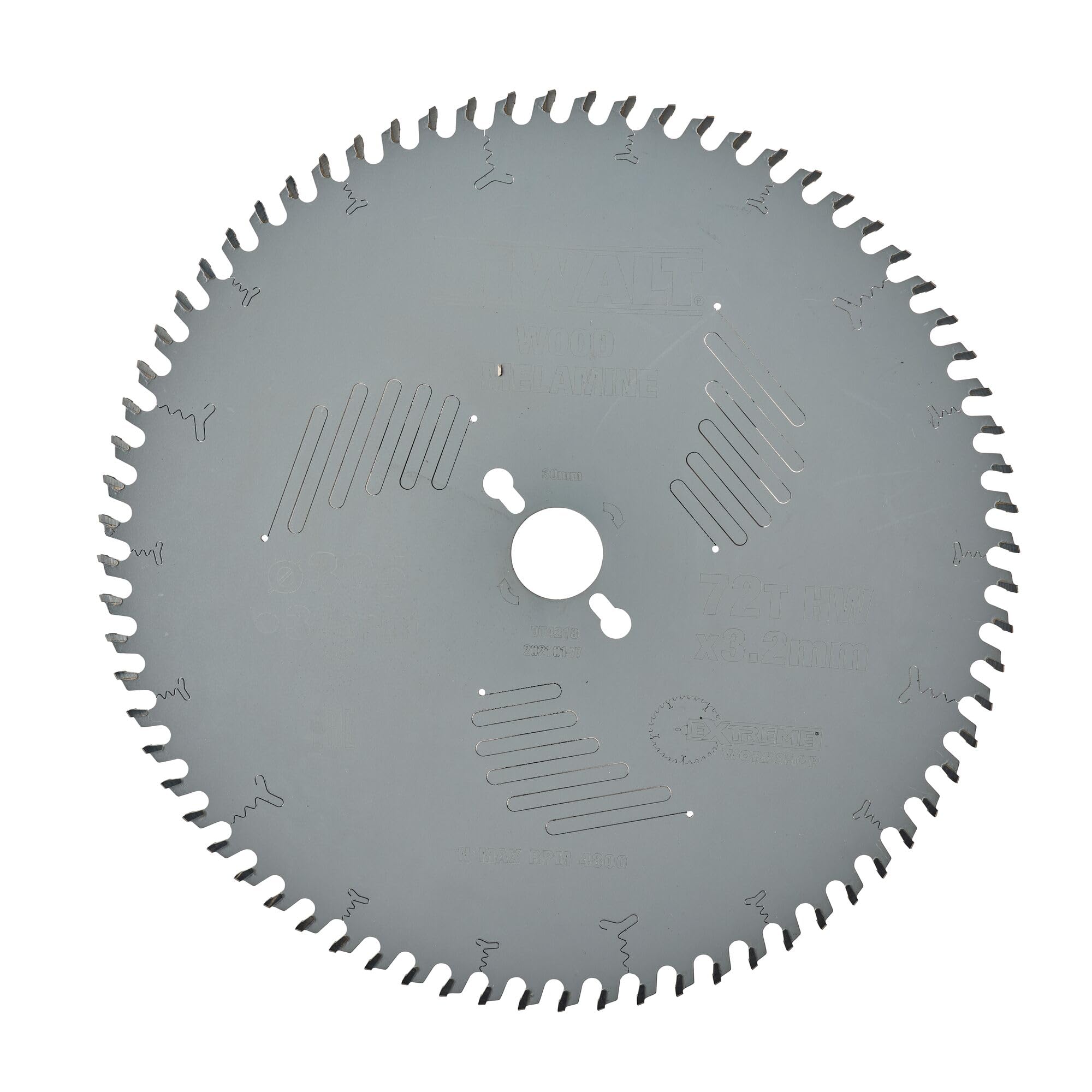 DeWalt Extreme Saw Blade 305mm x 30mm Bore x 72 Teeth For Laminates