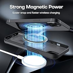 TAURI [5 in 1 Magnetic Case for iPhone 13 [Military