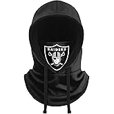 NFL Team Logo Black Drawstring Winter Cap Hooded Gaiter Balaclava Face Cover