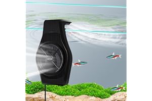 UPETTOOLS Aquarium Cooling Fan - Speed Adjustable Aquarium Chiller, Quiet Aquarium Cooler with Wide Angle Wind, Suitable for (3-7Gallon) Fish Tank (Ideal for Shrimp, Coral & Tropical Fish)