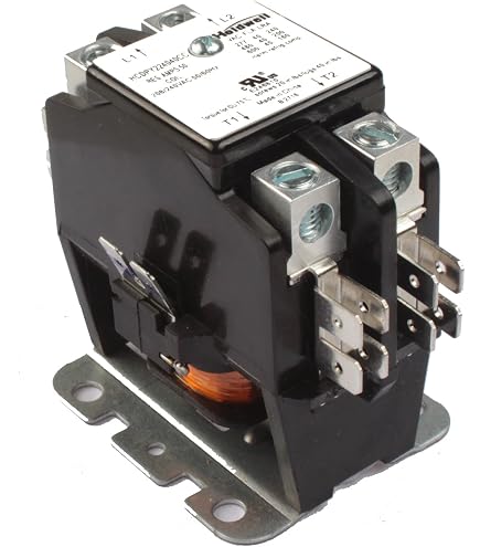 Electrodepot 8-Pole Lighting Contactor – 50A, 120V Coil, 4PST-NO, DIN Rail Mount