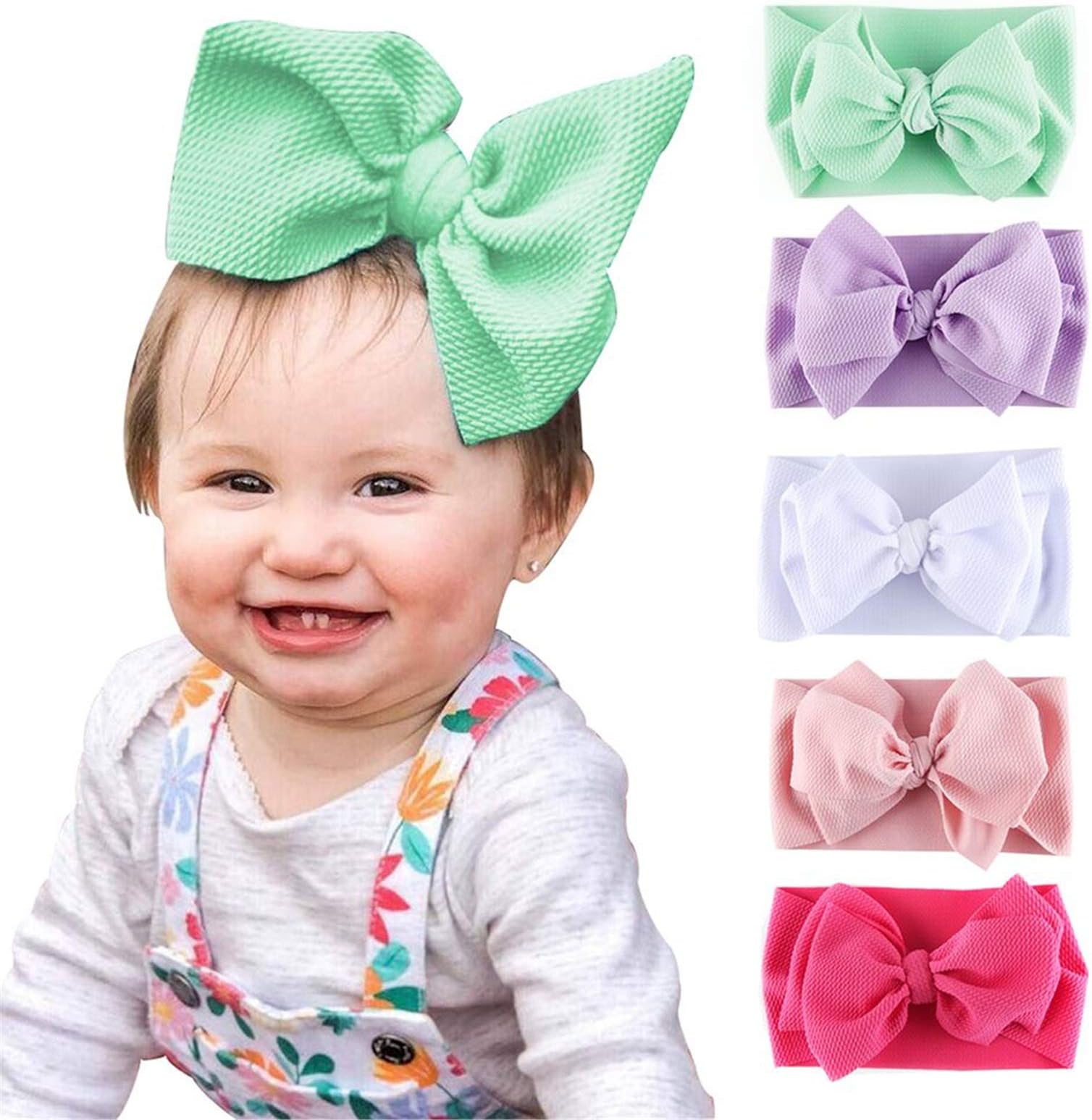 Baby Girls Headbands Bow Headwrap Hair bands for Toddler Children Infant