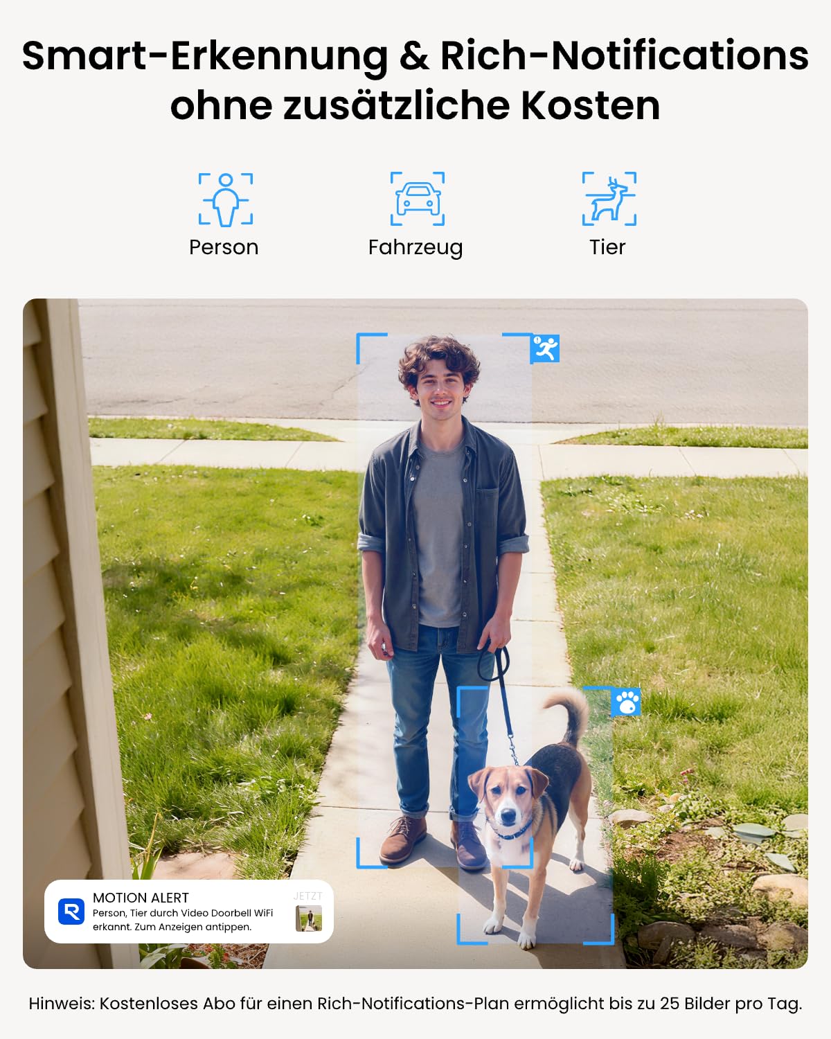 Reolink Video-Türklingel mit Chime, 5MP Ultra HD Kabelgebundene Türklingel mit Kamera, 2,4/5GHz WLAN, Personenerkennungsalarme, 180° Ultraweitwinkel, 2-Wege-Audio, Fernzugriff, Video Doorbell WiFi 4
