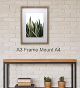 YiPinYin Natural Wood Effect A3 Picture Frames Set of 3 with Acid Free Mount view 2