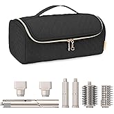 Yarwo 2026 Upgraded Travel Carrying Case Compatible with Shark FlexStyle Styling HD 430/440, Portable Storage Bag for Dyson Airwrap and Hair Styler Attachments, Black (Bag Only)