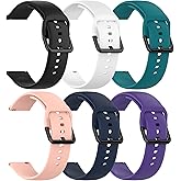 Watch Band Compatible with Choosice IP67 Smart Watch Bands 20mm Replacement Adjustable Arm Breathable Silicone Bracelet Wristband Sport Strap Smartwatch Accessory