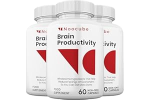 GOLD NUTRA Noocubes Brain Productivity Pills, Cognitive & Memory, Premium Advanced Formula (3 Pack)