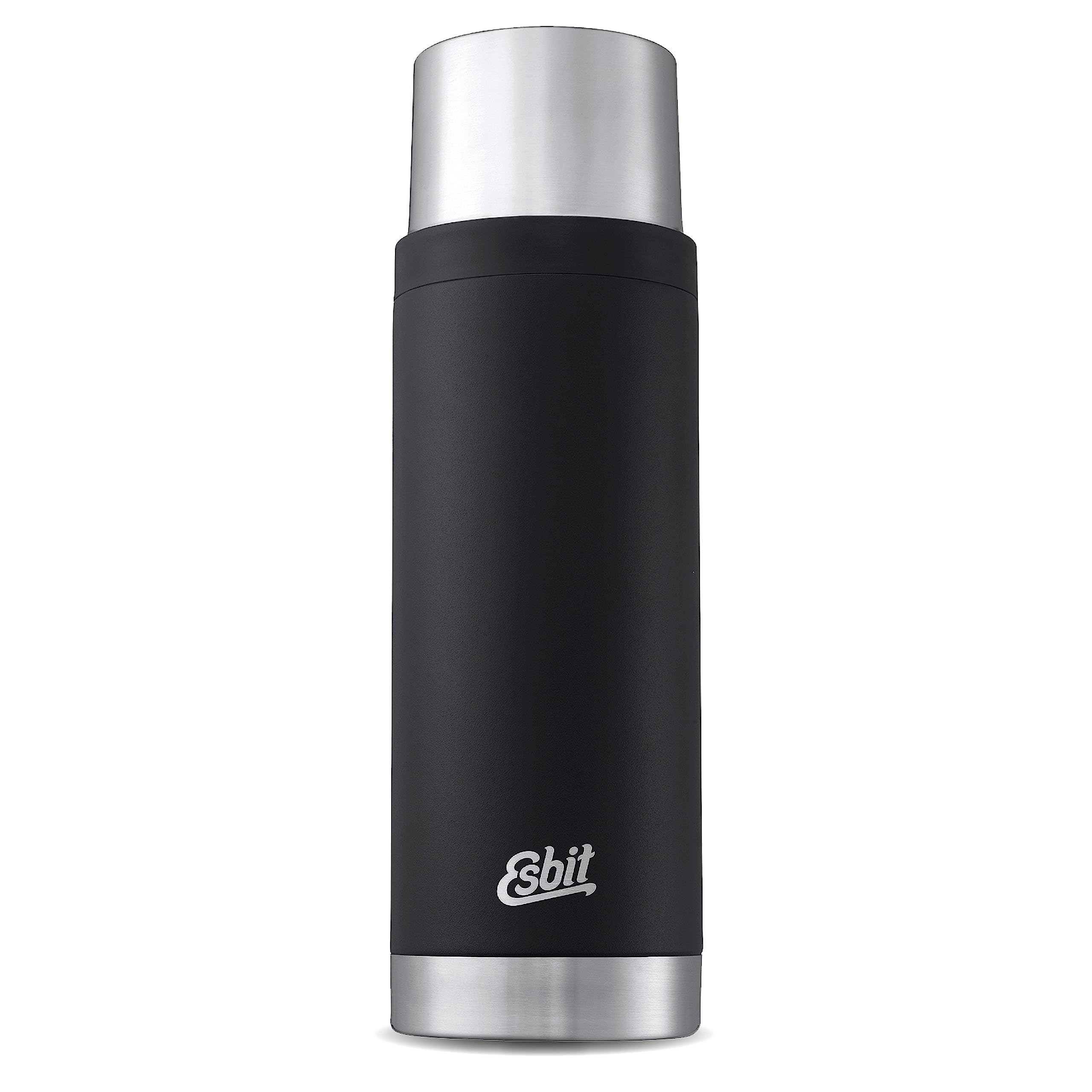 Esbit VF1000SC-BK Sculptor Vacuum Flask, Stainless Steel, 1 Liter, Black