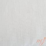M & J 100% Cotton Plain White Fabric 60in Wide 2 Metre view 5