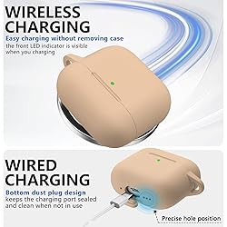 Ljusmicker for AirPods 4 Case Cover 2024 with