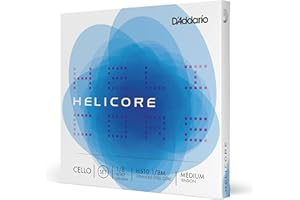 D'Addario Helicore Cello String Set, 1/8 Scale, Medium Tension