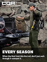 CQR Men's Active Flex Tactical Pants, Water