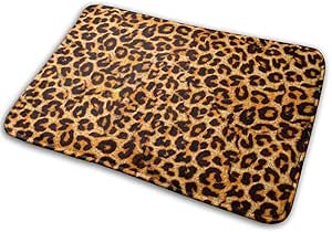 Pipaxing Estampado de Leopardo Animal Absorben Antideslizante Estera de