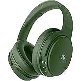 Fisher Pro Active Noise Cancelling Headphones, Over Ear Headphones Wireless Bluetooth 5.3, Microphone, Lightweight Comfortable Headset for Home, Travel, Rechargeable Workout Headphones, Deep Base