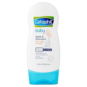 cetaphil baby wash & shampoo with organic calendula