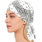 ORKSEA Chemo Headwear for Women Pre-Tied Head Scarf Slip On Headwraps Soft Turbans Cancer Hats Beanie Coverings Scarves