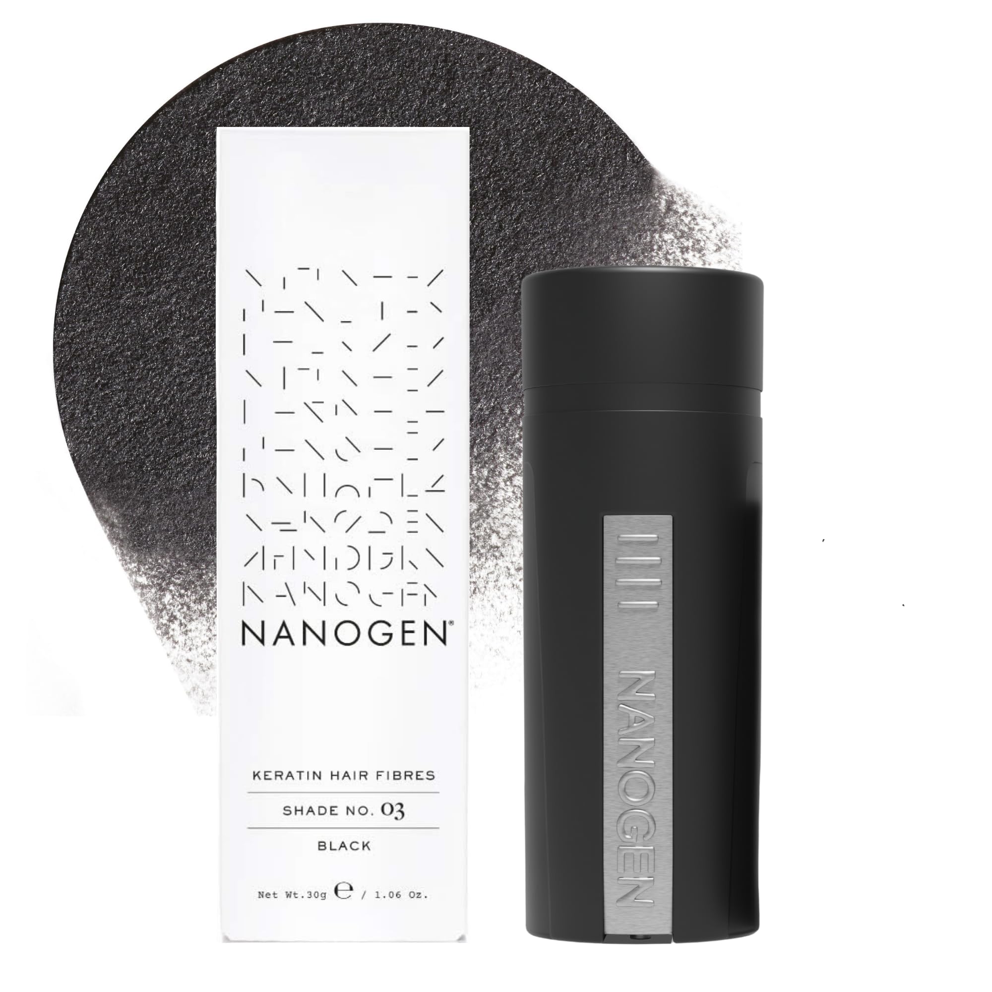 Nanogen Hair Fibres, 30 g, Black