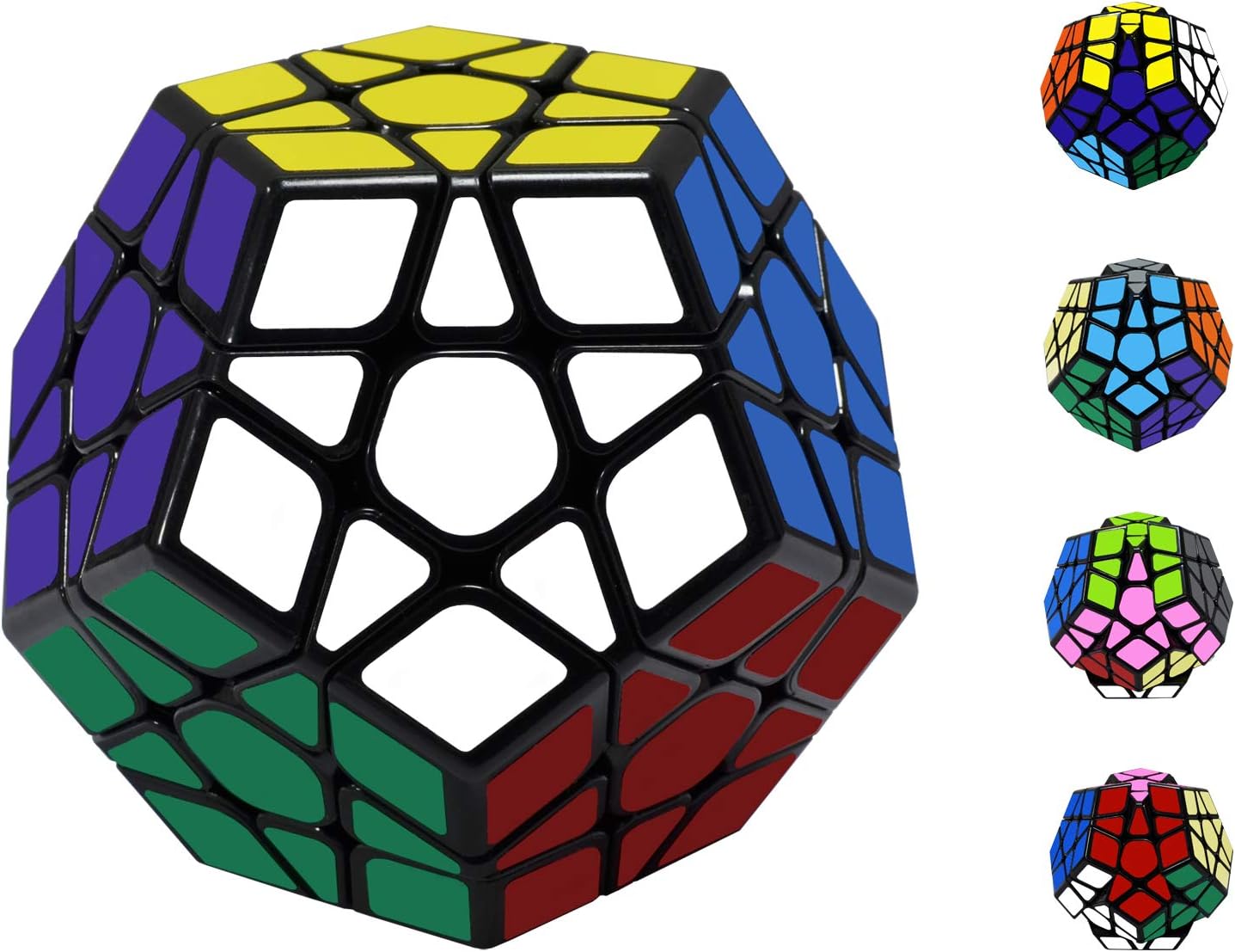 Maomaoyu Rubix Megaminx Dodecahedron Cube 3x3 3x3x3 Smooth Magic Cube Puzzle Special Toys for Kid & Adults Stocking Filler