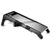 Norpro Deluxe Mandoline Slicer/Grater, Black, 12-in.