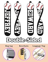 SODWINCO Personalized Sports Keychain – Custom