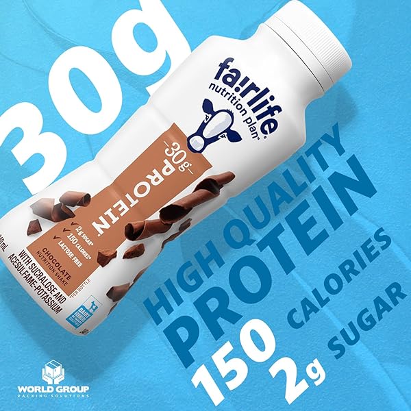 FAIRLIFE NUTRITION PLAN HIGH PROTEIN CHOCOLATE SHAKE, WORLD GROUP PACKING SOLUTIONS, 11.5 FL OZ (PACK OF 12)