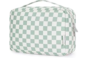 Narwey Hanging Toiletry Bag Women Travel Toiletries Bag Cosmetic Bag Makeup Bag Water-Resistant Organizer for Girls (Mint Gre