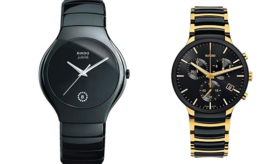 Buy Hazaar Watch Couple Watch Analog And Chronograph Ceramic Black Dial Round Watch For Him And Her Set Of 2 Watch Online At Low Prices In India Amazon In