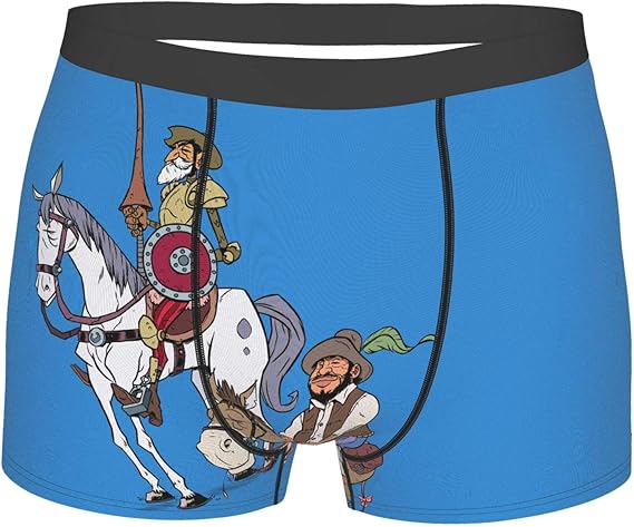 Amazon Co Jp 売れ行きがよい ドン キホーテとサンチョ パンサ 3 ボクサーパンツ 人気 メンズ 下着 綿 吸水速乾 彼氏 誕生日 プレゼント ギフト 抗菌 潮流 個性 インナー 男性用 通気 快適 おしゃれ パンツ 服 ファッション小物