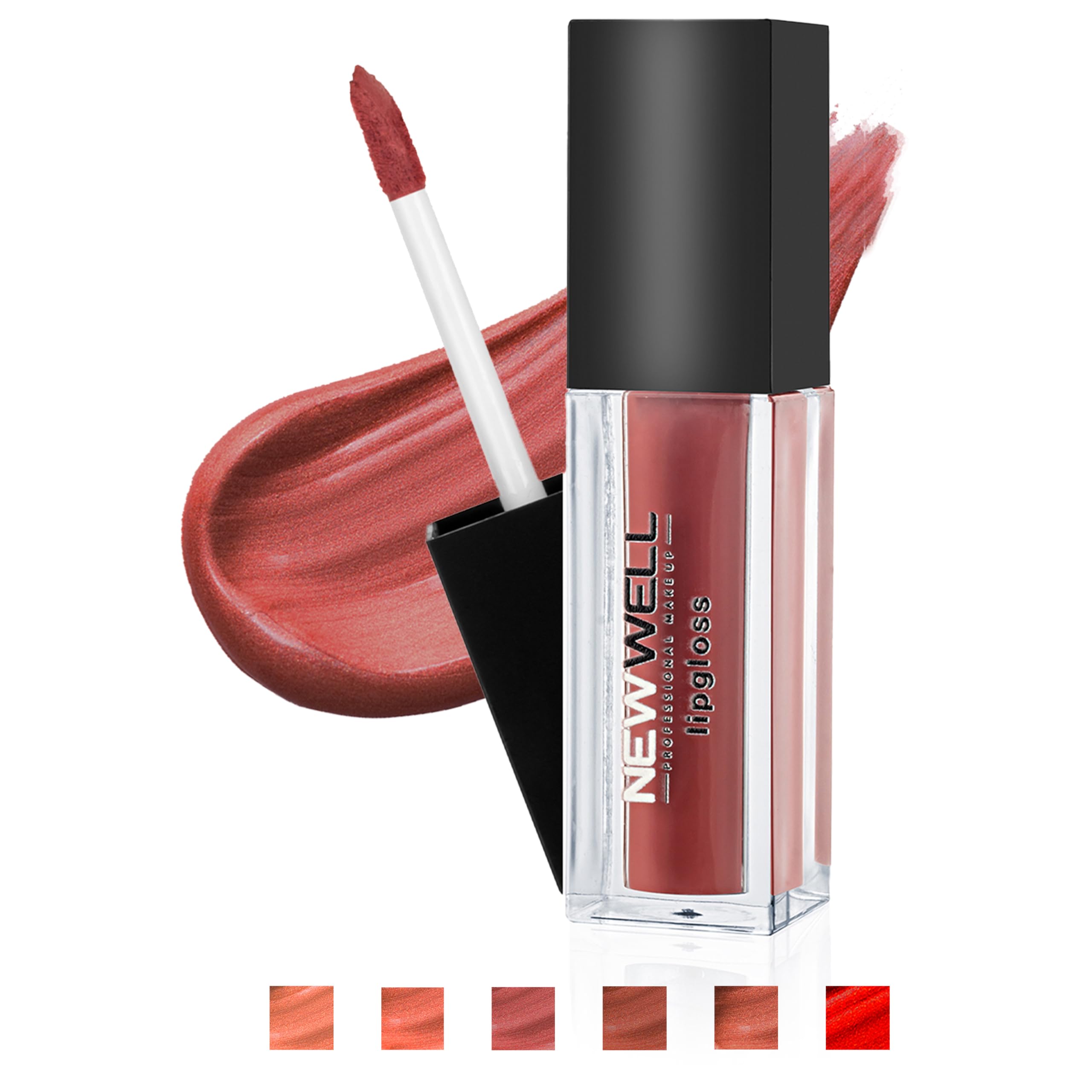 NEW WELL Matte Lip Gloss Liquid Lipstick 24 Hours Hold, Waterproof, Intense Colours, Vegan Liquid Lip Gloss (03)