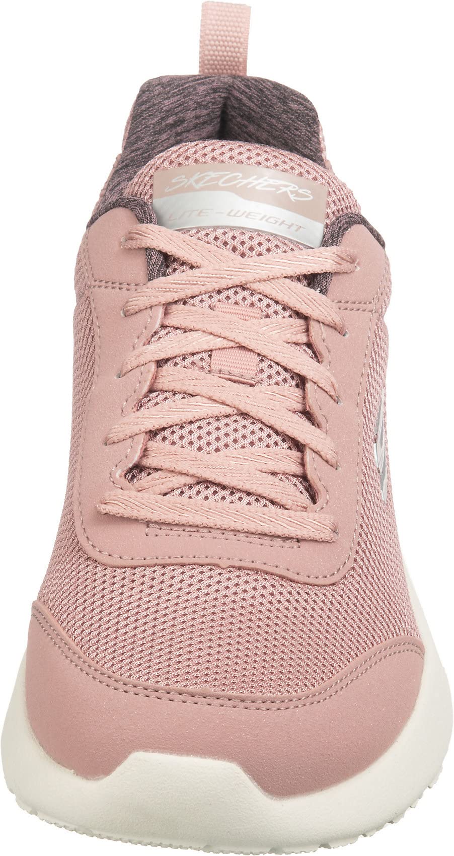 Skechers Damen Skech-air Dynamight Fast Brake Sneaker, Mauve Mesh Off White Trim, 37 EU 4