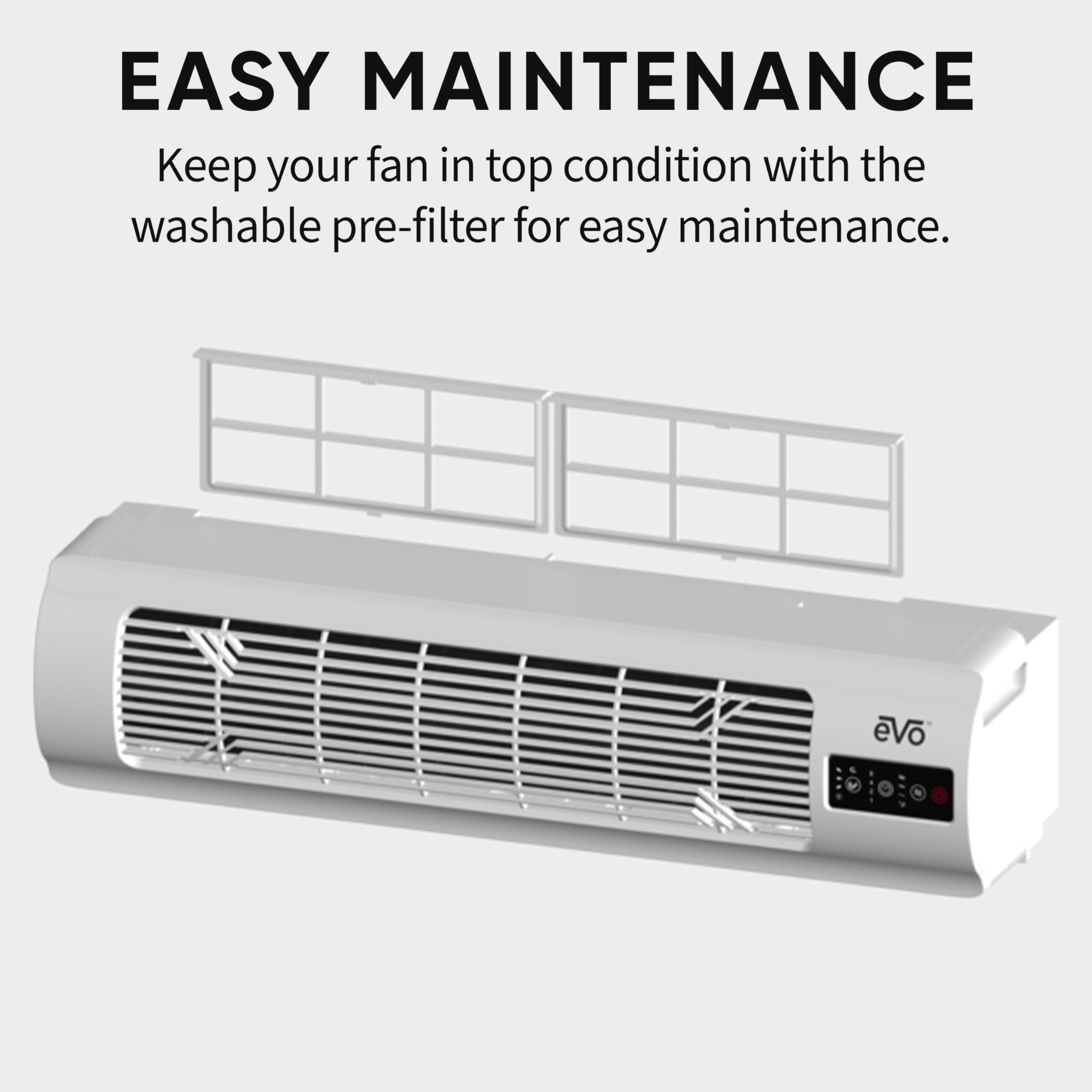 EVO Window Fan Air Circulator with Remote Control (Fits Up To 40
