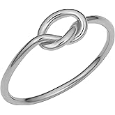 Kooljewelry 14k Gold Love Knot Ring (yellow gold, white gold or rose gold)