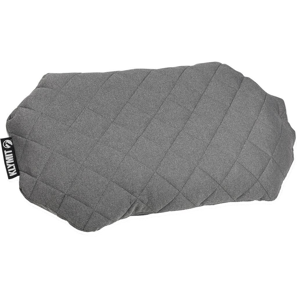 Klymit Luxe Pillow, Gray, 1 Count (Pack of 1)