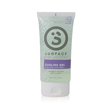 Surface After Sun Aloe Vera Gel With Vitamin E Moisturizing Cooling Relief Safe For Everyday Use 6oz - 
