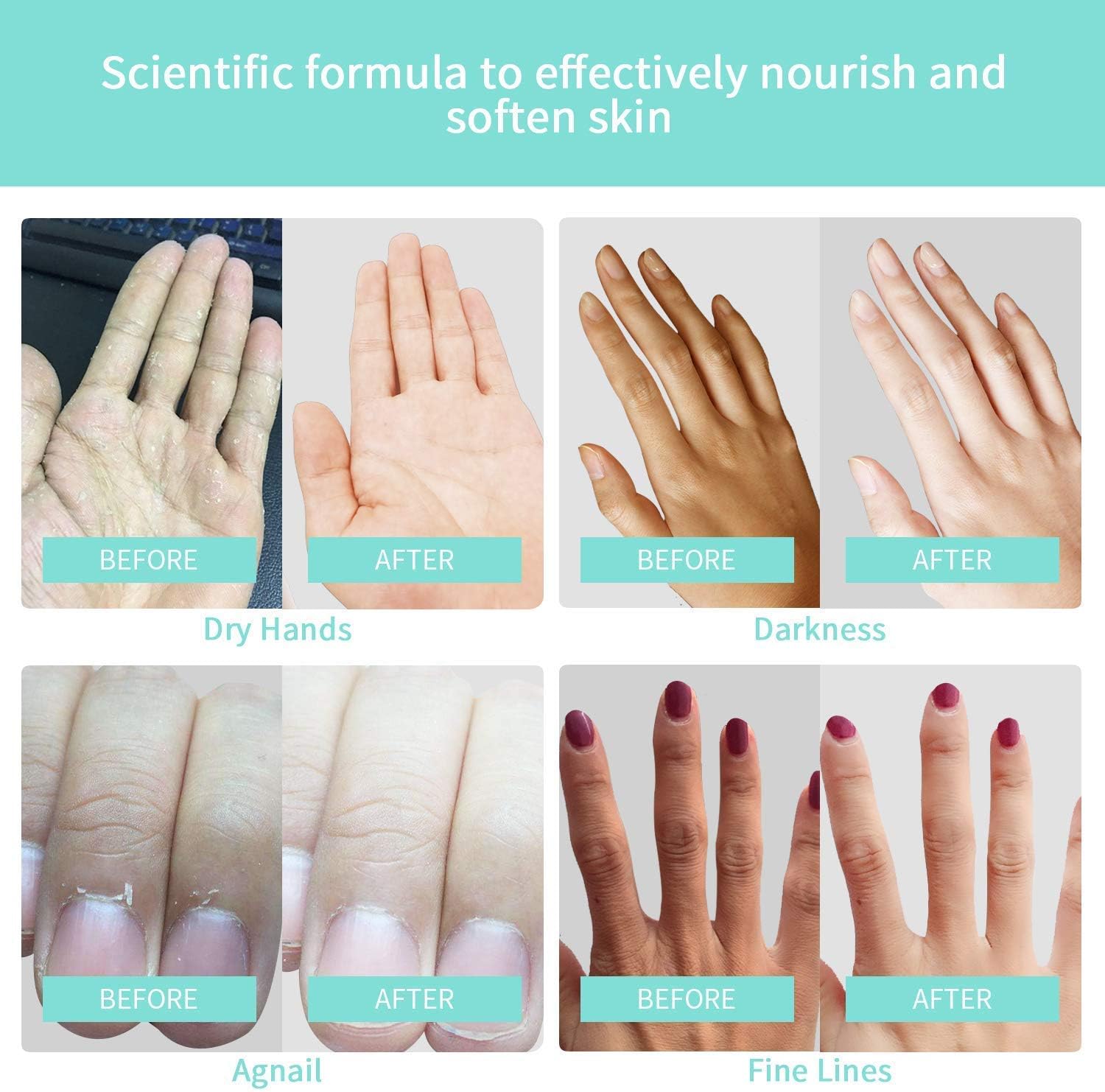 Hand Cream Hand Lotion, 10 Pack Plant Fragrance Hand Cream Moisturizing Hand Care Cream Gift Set for Working Hands & Dry Skin,Travel Size Hand Lotion, Best Women Gifts-30ml: Health & Personal Care