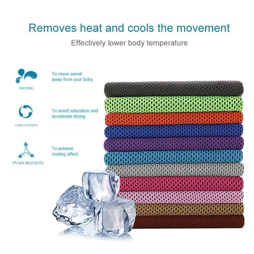 piokikio Super Absorbent Cooling Towel Quick Dry Sports Workout Running Towel