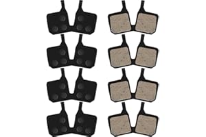 Gulfmew 4 Pairs Bike Brake Pads Kit Bicycle Brake Pads Disc Brake Pads Replacement Compatible with Magura MT5, MT7