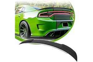 Auraroad Rear Spoiler Compatible with 2011-2021 Dodge Charger RT SXT SRT, Hellcat Style Trunk Spoiler,4-Door Sedan Charger Rear Spoiler (Matte Black)