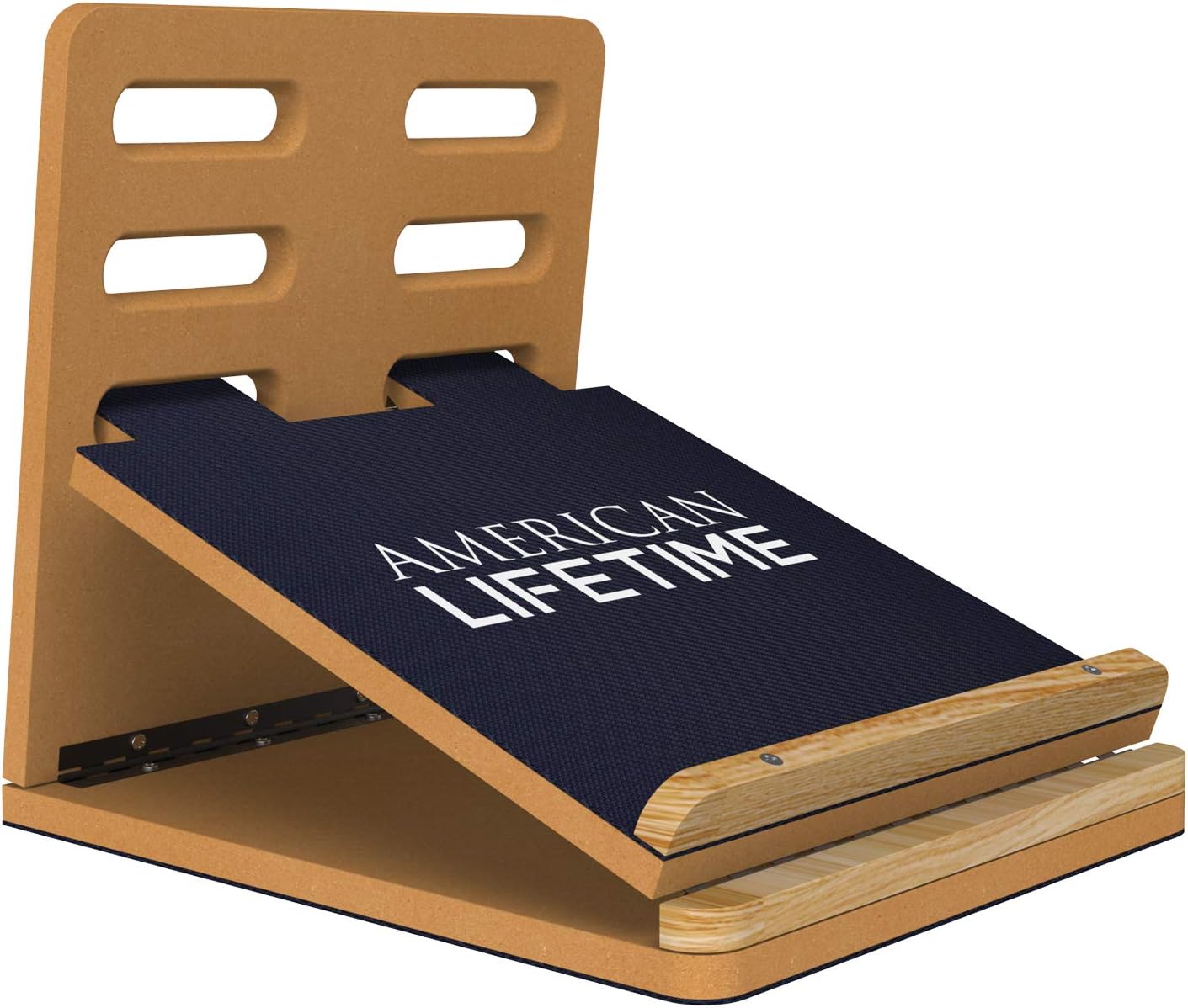 American Lifetime Adjustable Slant Board, Portable Wooden 4 Level Calf Stretcher for Pain and Tension Relief Exercise, Incline Wedge Stretch Your Calves Sports Injury & Rehab Prevention