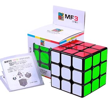 CuberSpeed Moyu Mofang Jiaoshi 3x3 Black Magic Cube Cubing Classroom MF3 Black 3x3x3 ?Guanlong Plus?Speed Cube
